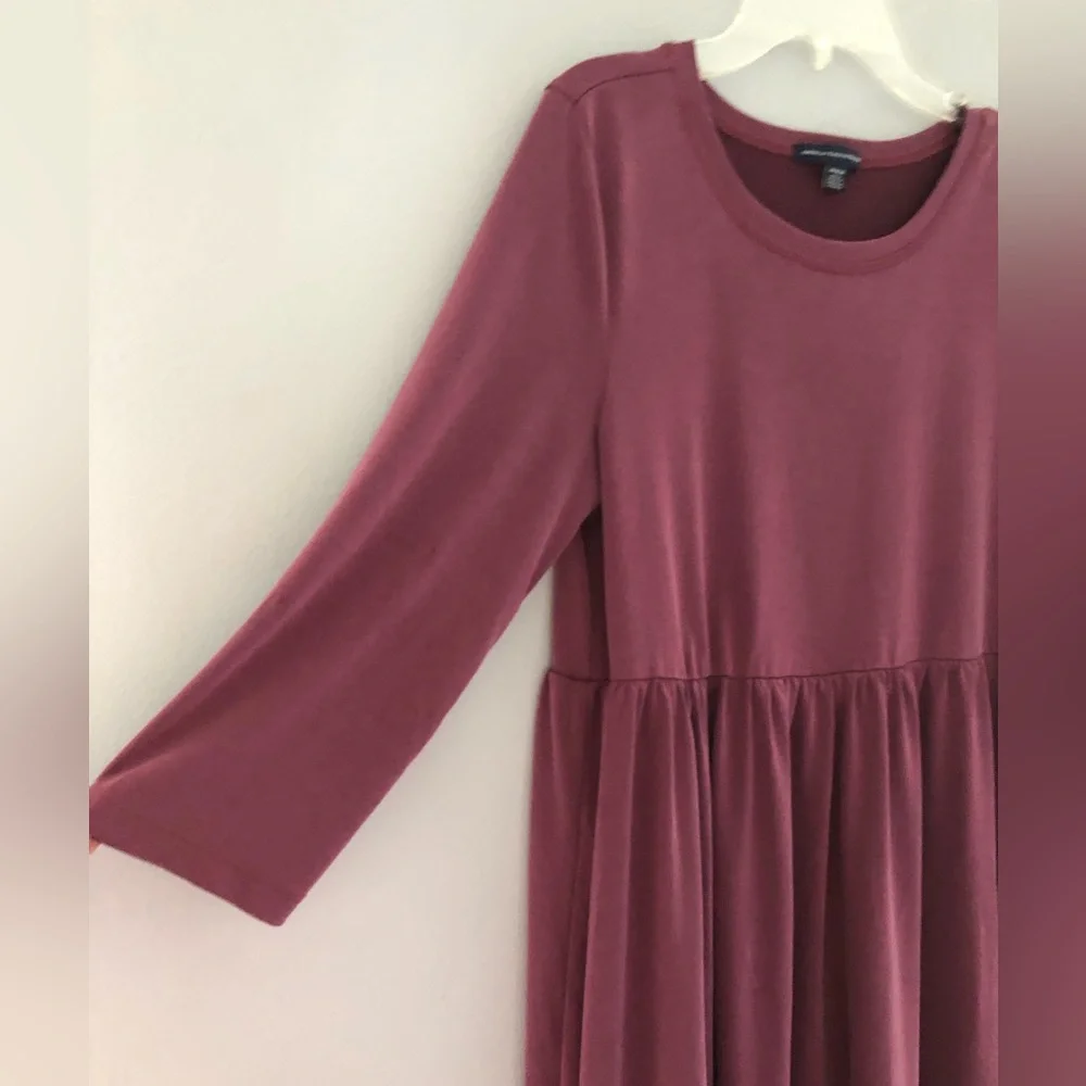 American Eagle Outfitters Maroon knit dress - Picture 4 of 4